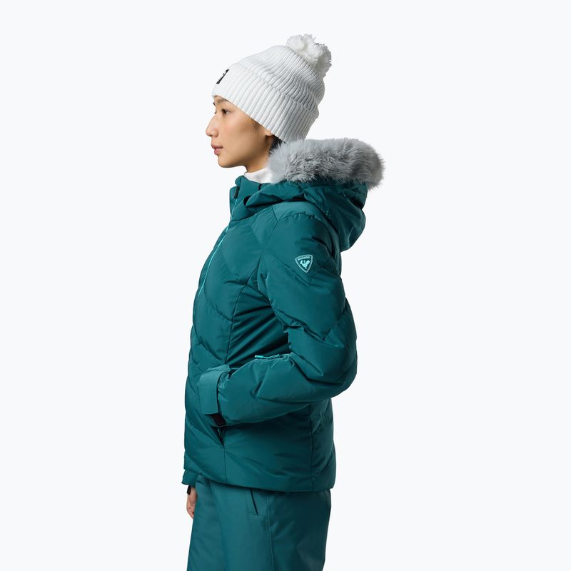 Geacă de schi pentru femei Rossignol Staci Insulated transformative teal pearly 4