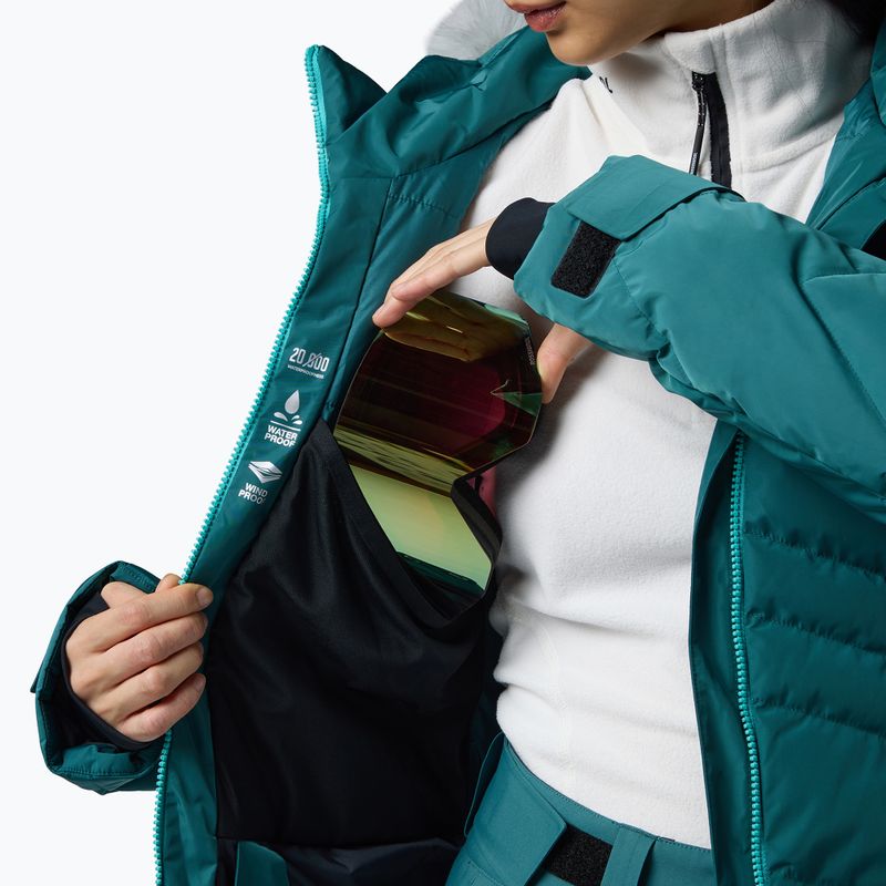 Geacă de schi pentru femei Rossignol Staci Insulated transformative teal pearly 11