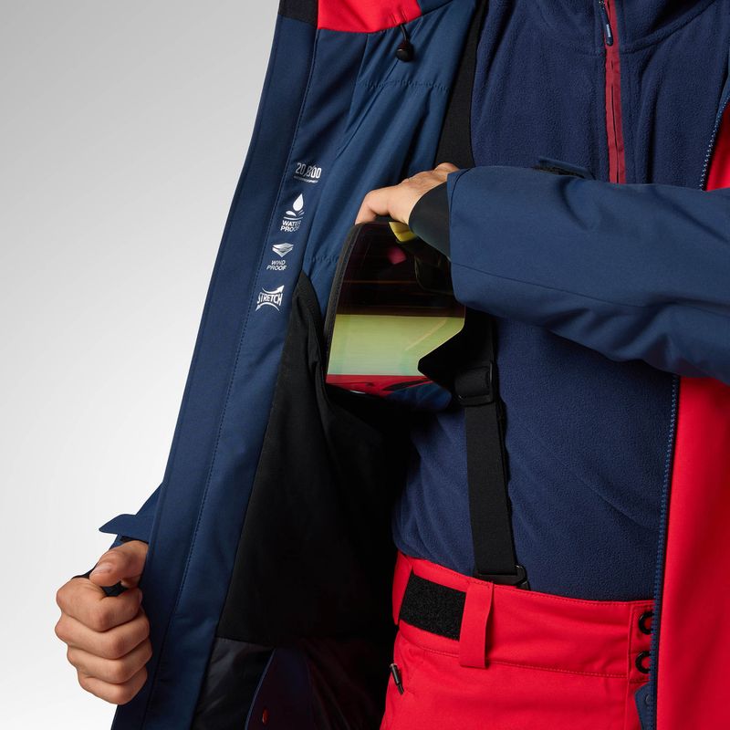 Geacă de schi pentru bărbați Rossignol Velika Insulated sports red/dark navy 11