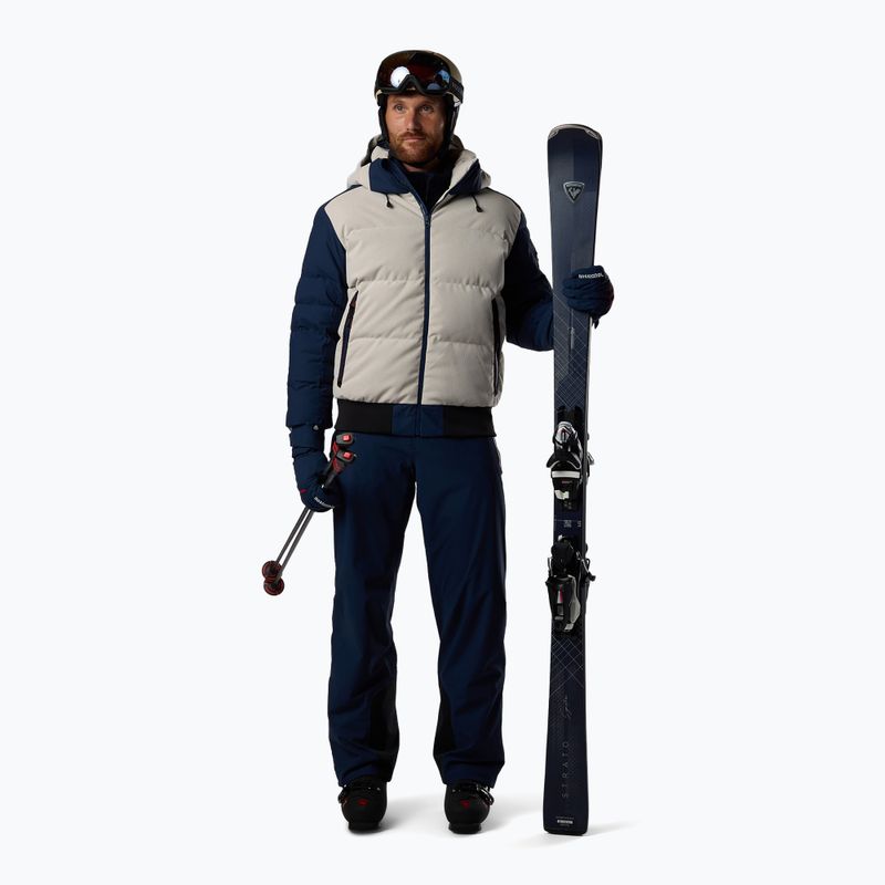 Geacă de schi pentru bărbați Rossignol Corduroy Down Bomber silver cloud/dark navy 2
