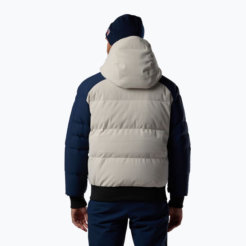 Geacă de schi pentru bărbați Rossignol Corduroy Down Bomber silver cloud/dark navy 3