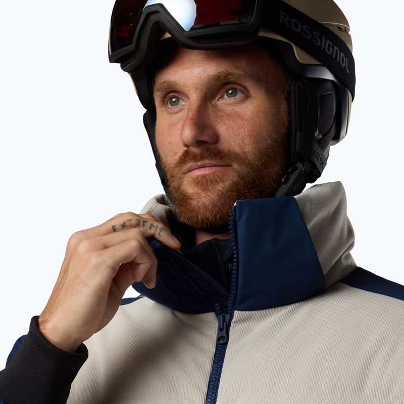 Geacă de schi pentru bărbați Rossignol Corduroy Down Bomber silver cloud/dark navy 6