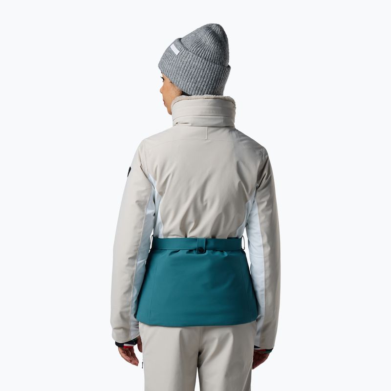 Geacă de schi pentru femei Rossignol Snowdazzle Belted silver cloud 3