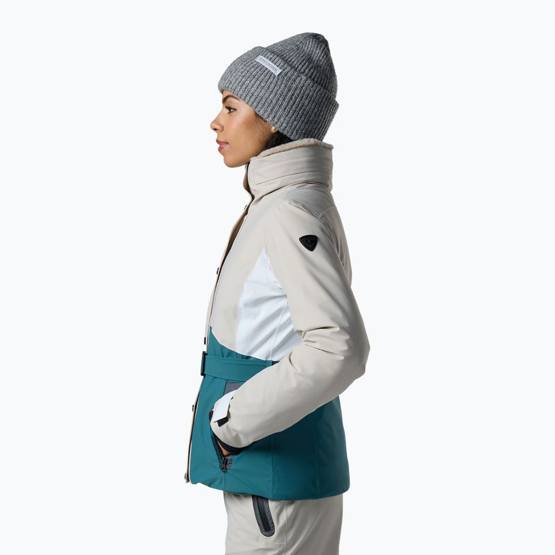 Geacă de schi pentru femei Rossignol Snowdazzle Belted silver cloud 4
