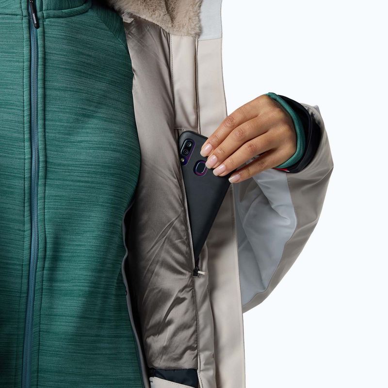 Geacă de schi pentru femei Rossignol Snowdazzle Belted silver cloud 11