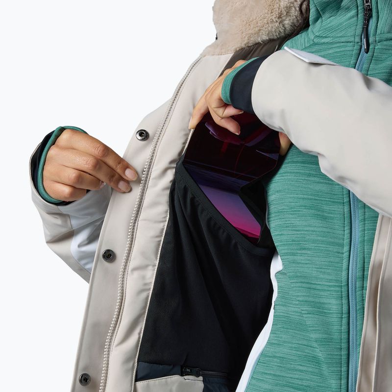 Geacă de schi pentru femei Rossignol Snowdazzle Belted silver cloud 12