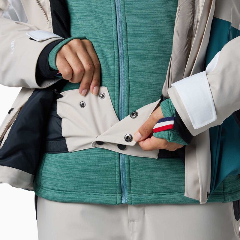 Geacă de schi pentru femei Rossignol Snowdazzle Belted silver cloud 14
