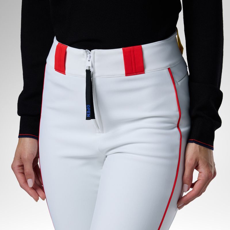 Pantaloni de schi pentru femei Rossignol JCC Softshell white 5