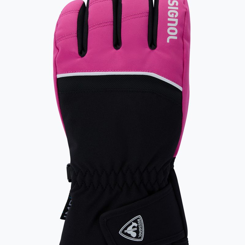 Mănuși de schi pentru copii Rossignol Tech Impr G electric fuchsia 3
