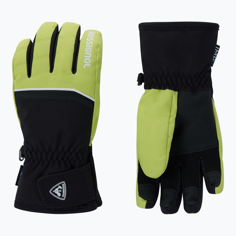 Mănuși de schi pentru copii Rossignol Tech Impr G wild lime