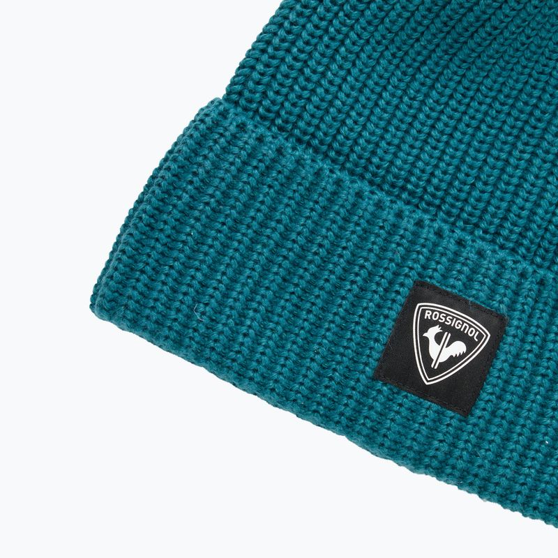 Căciulă de iarnă Rossignol Strawpile Pompom Beanie transformative teal 3