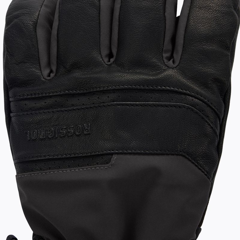 Mănuși de schi pentru bărbați Rossignol Leather Mix black 3