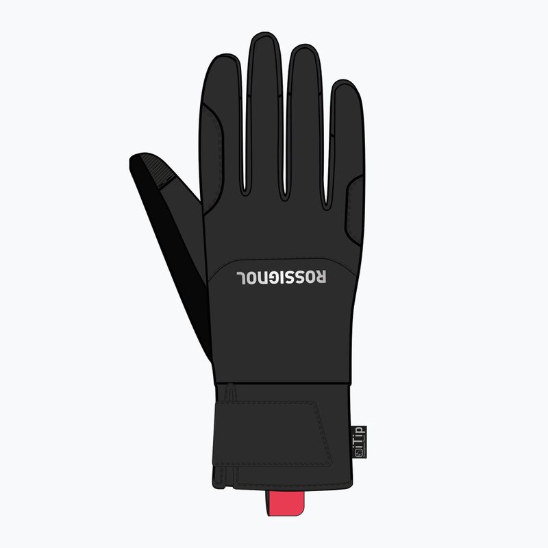 Mănuși de schi de tură Rossignol CWA R-Shell Wind black 3