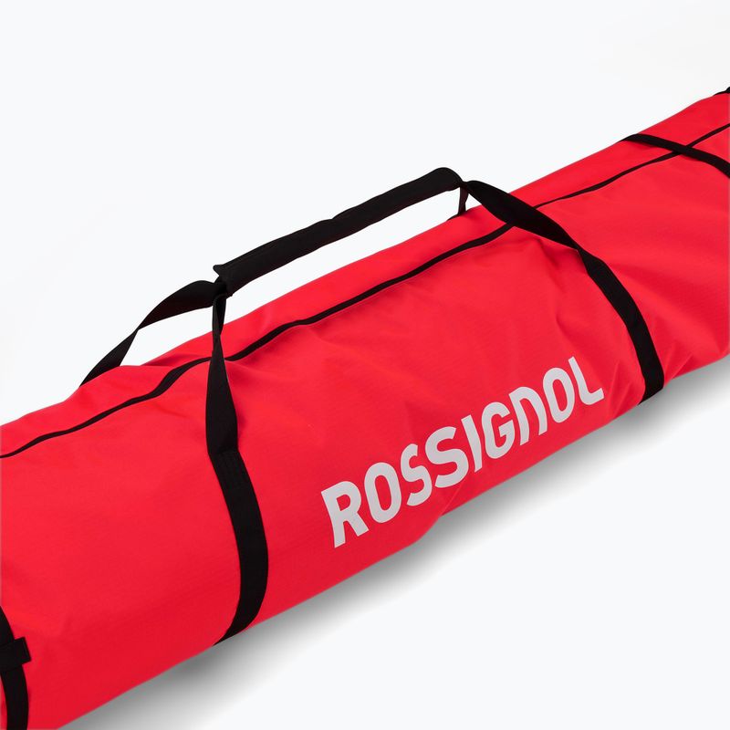 Husă pentru schiuri Rossignol Hero 2/3P Adj. red/black 3