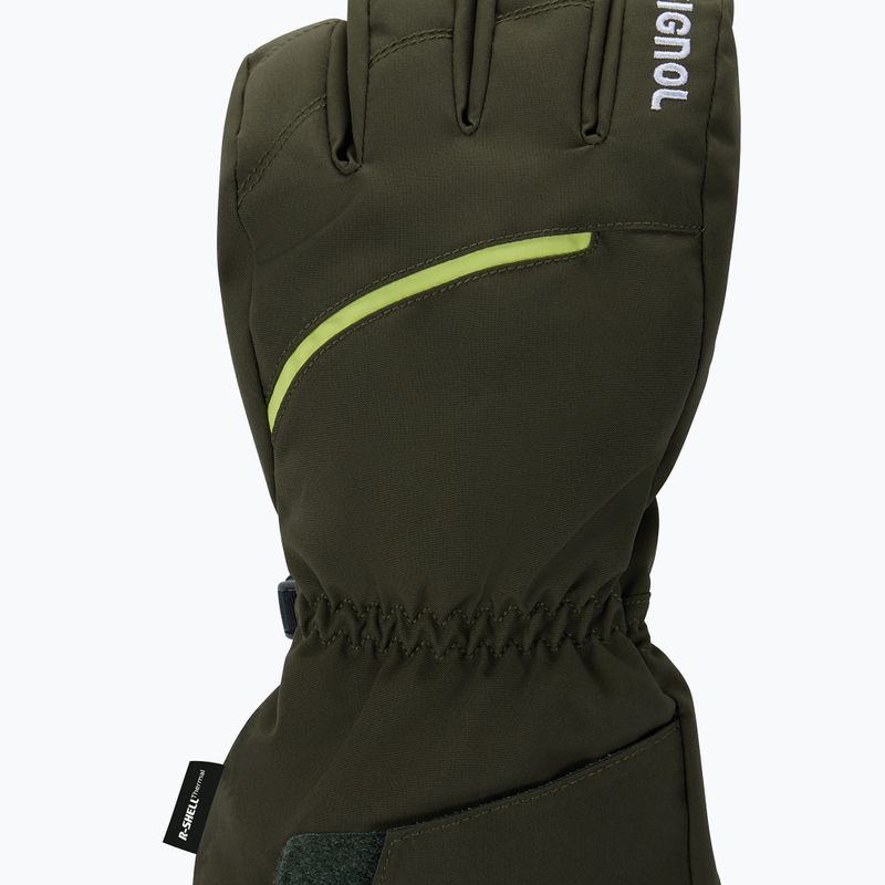 Mănuși de schi pentru bărbați Rossignol Perf R-Shell Thermal olive shadow 3