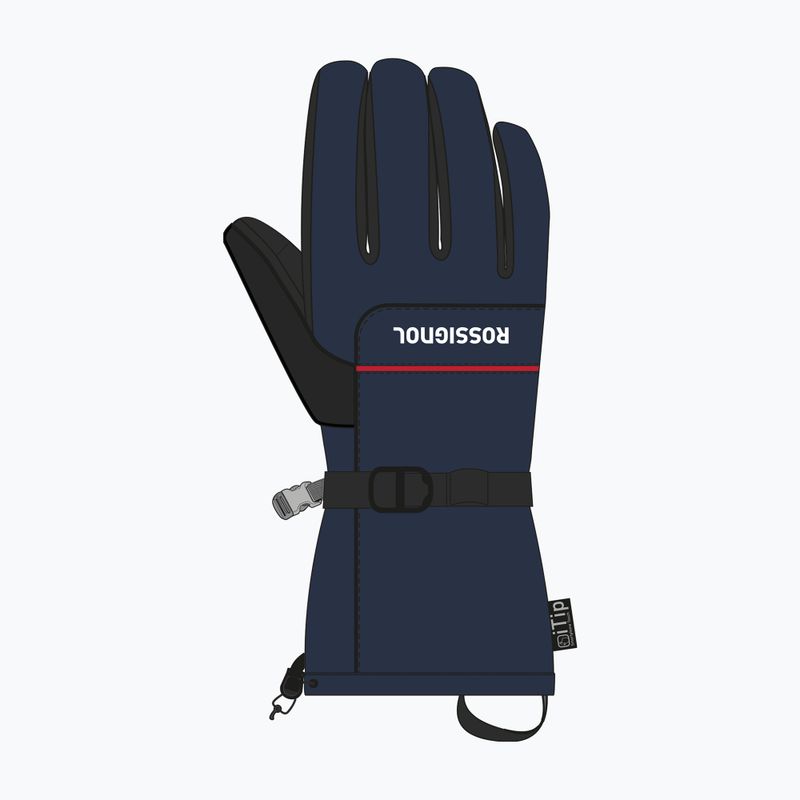 Mănuși de schi pentru bărbați Rossignol Action R-Shell Dry dark navy 3