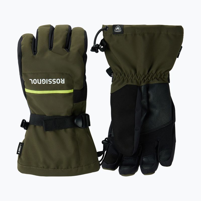 Mănuși de schi pentru bărbați Rossignol Action R-Shell Dry olive shadow 2