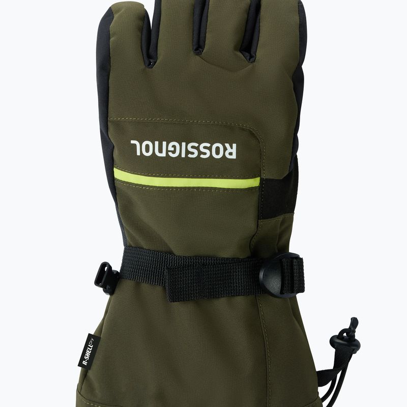 Mănuși de schi pentru bărbați Rossignol Action R-Shell Dry olive shadow 3