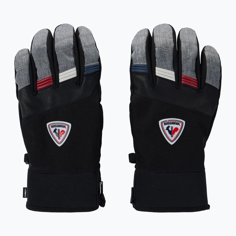Mănuși de schi pentru bărbați Rossignol Strato R-Shell Dry heather grey 2