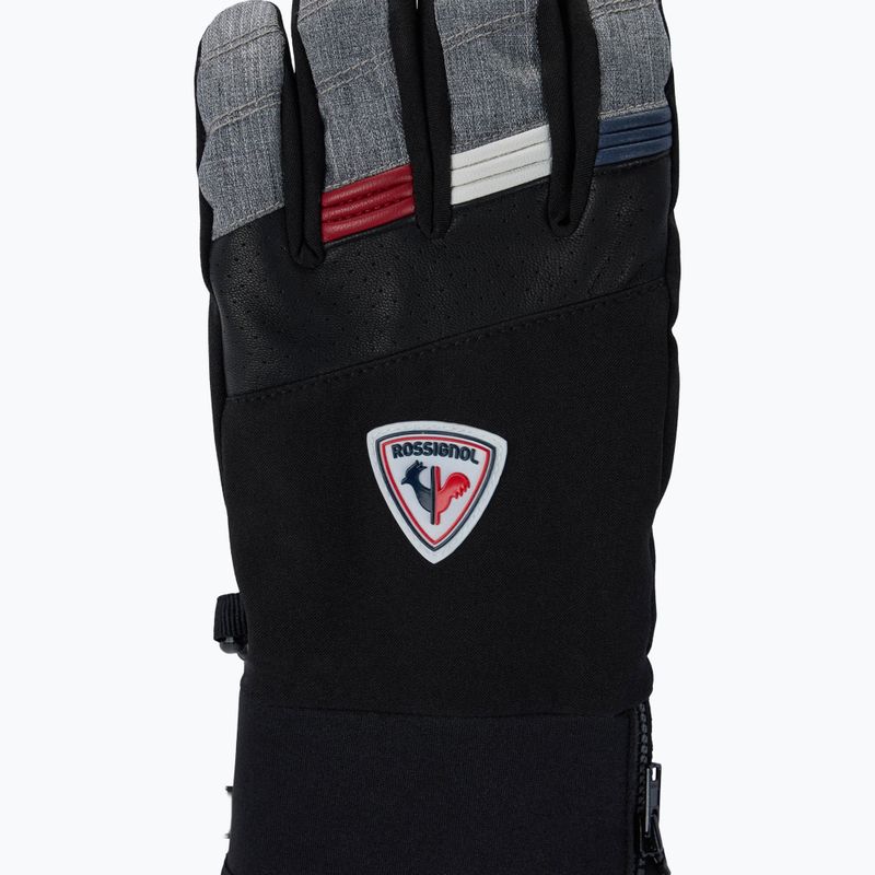 Mănuși de schi pentru bărbați Rossignol Strato R-Shell Dry heather grey 3