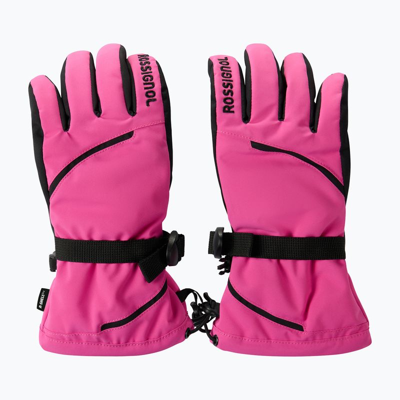 Mănuși de schi pentru femei Rossignol Temptation R-Shell electric fuchsia
