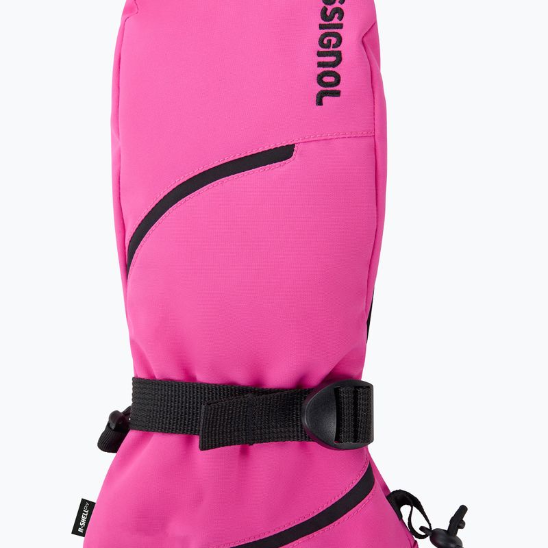Mănuși de schi pentru femei Rossignol Temptation Mittens R-Shell electric fuchsia 3