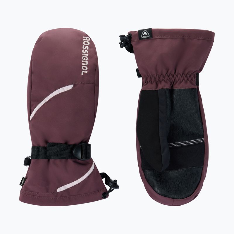 Mănuși de schi pentru femei Rossignol Temptation Mittens R-Shell huckleberry 2