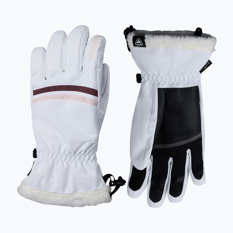 Mănuși de schi pentru femei Rossignol Piste R-Shell Dry white 2