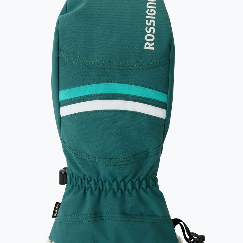Mănuși de schi pentru femei Rossignol Piste Mittens R-Shell Dry transformative teal 3