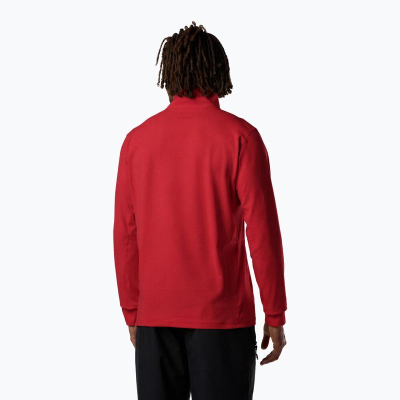 Bluză pentru bărbați de schi Rossignol Mid Layer Stertch Half Zip sports red 3