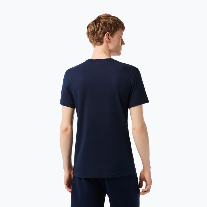 Tricou pentru bărbați Lacoste TH2036 navy blue 2