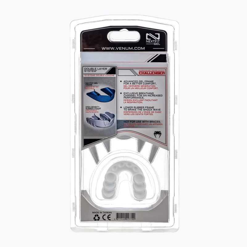 Venum Challenger protecție de maxilar simplu albastru și alb 0617 2