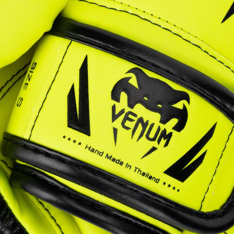 Mănuși de box pentru copii Venum Elite Boxing neo yellow 4