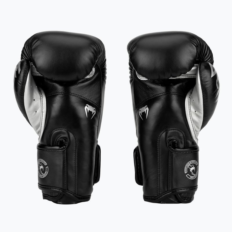 Venum Giant 3.0 negru și argintiu mănuși de box 2055-128 3