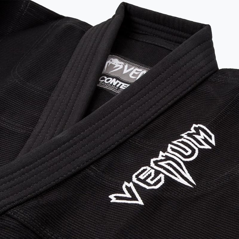 GI pentru jiu-jitsu brazilian pentru copii Venum Contender Evo negru 3