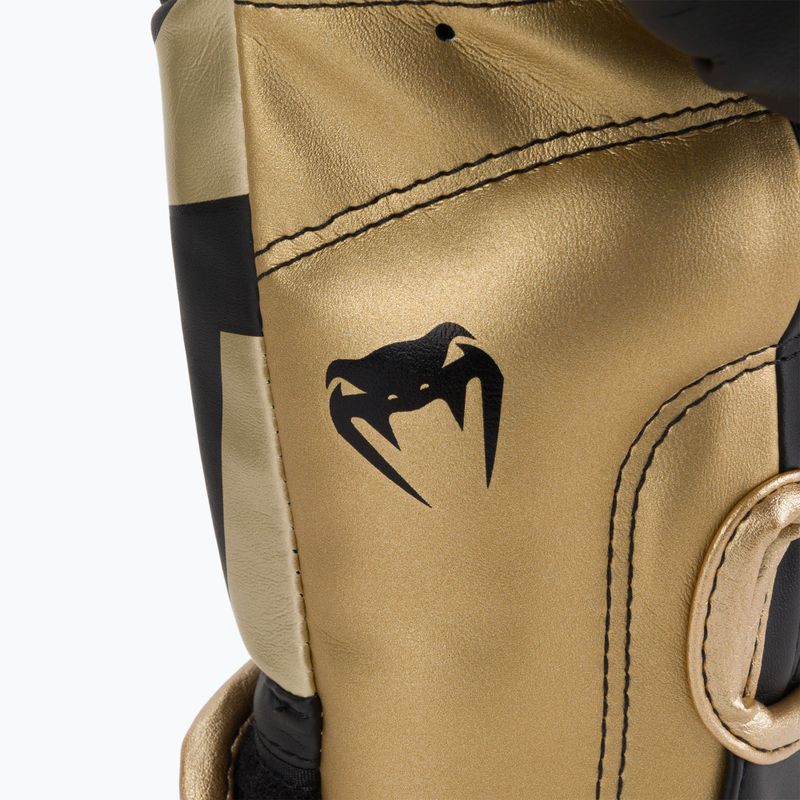 Venum Elite mănuși de box pentru bărbați negru și auriu VENUM-1392 5