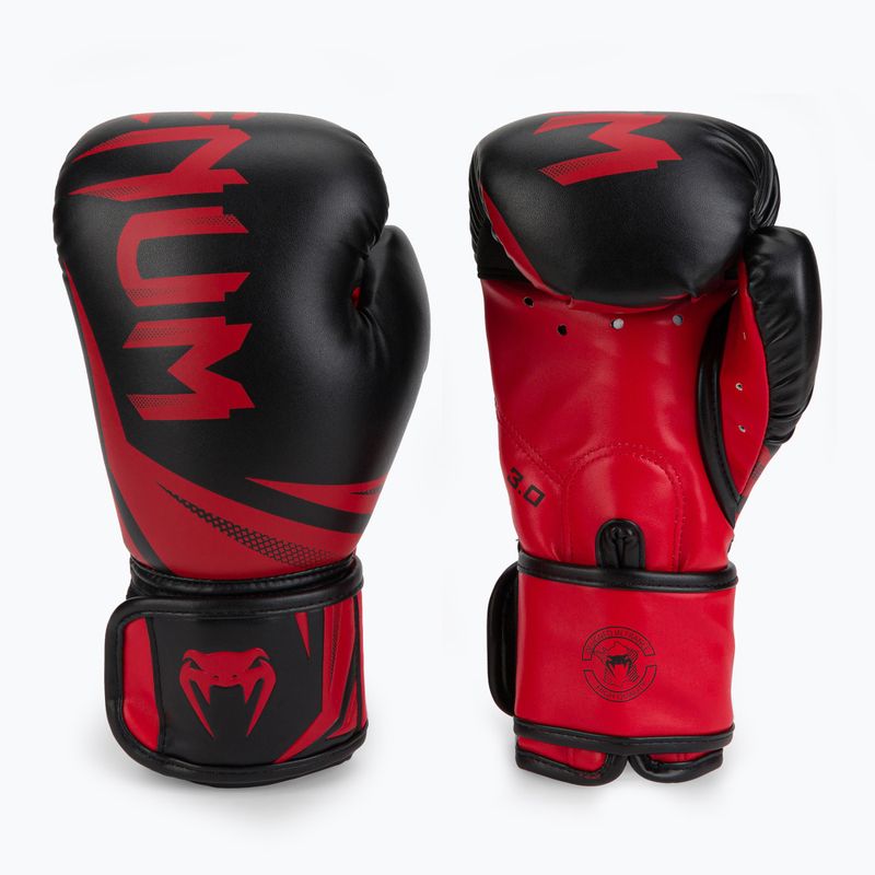 Venum Challenger 3.0 roșu/negru Mănuși de box 03525-100-10OZ 3