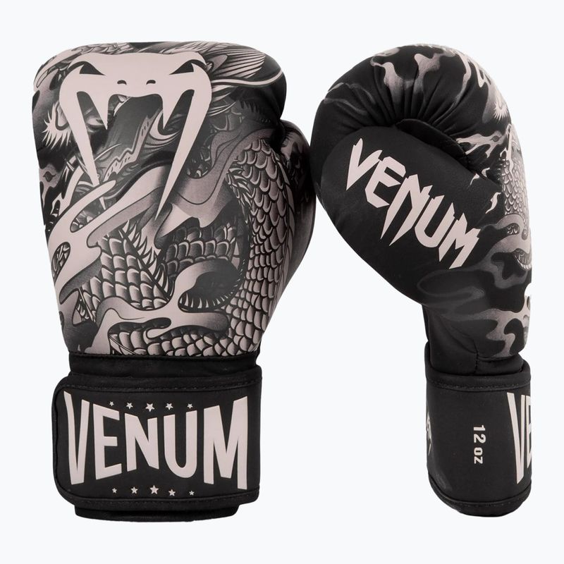 Mănuși de box Venum Dragon's Flight black/sand 6