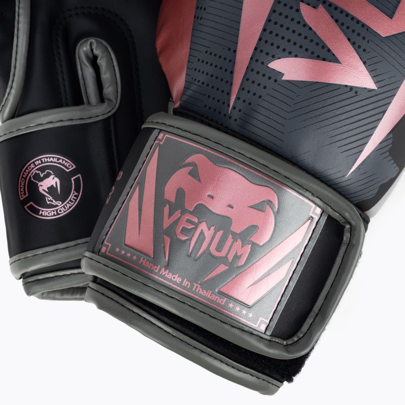 Venum Elite mănuși de box pentru bărbați negru și roz 1392-537 5