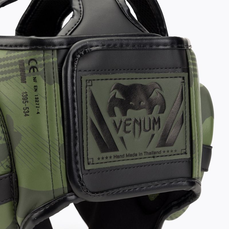 Cască de box Venum Elite kaki camuflaj kaki 4