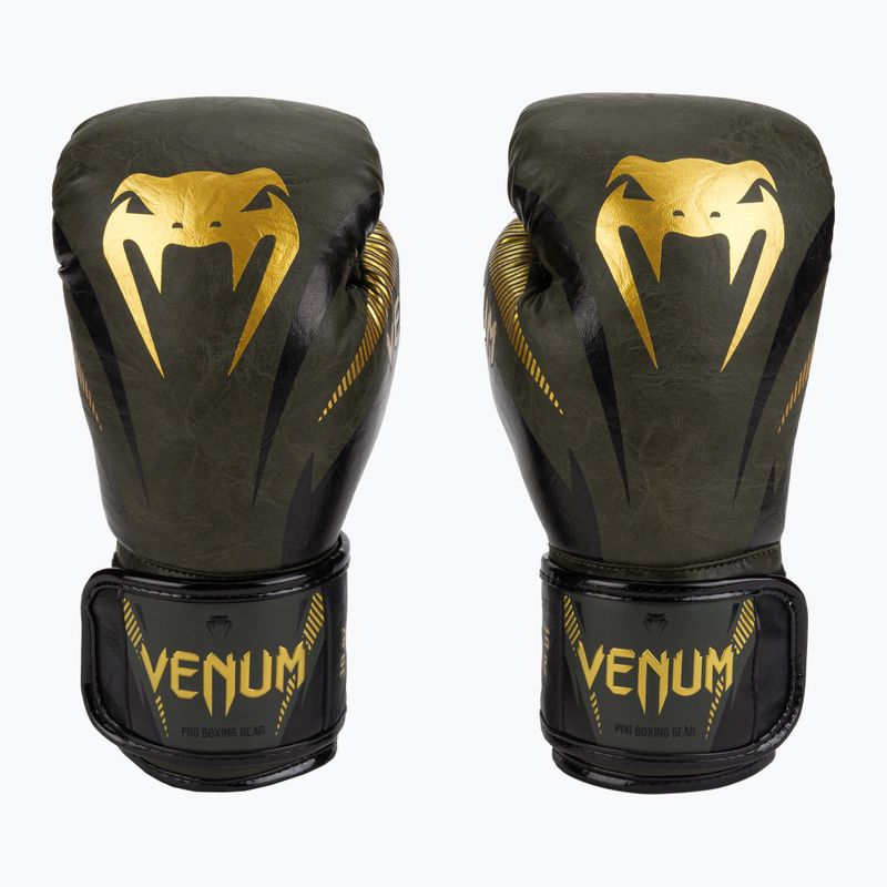 Venum Impact mănuși de box verde 03284-230-10OZ