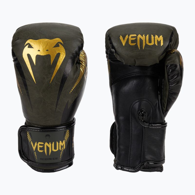Venum Impact mănuși de box verde 03284-230-10OZ 3