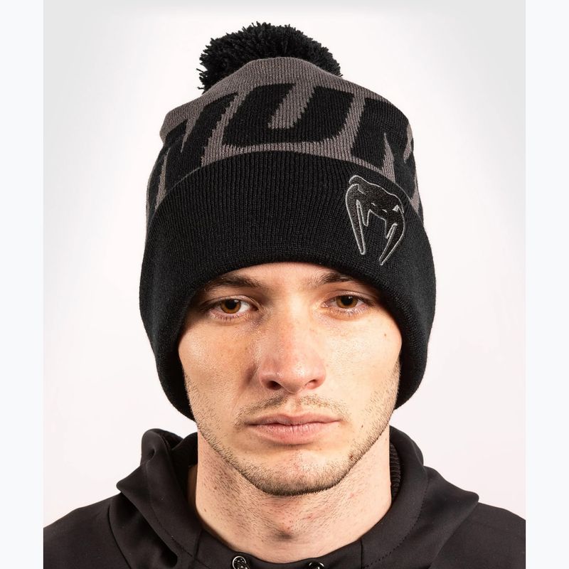 Căciulă de iarnă Venum Elite Beanie With Pompom grey/black 8