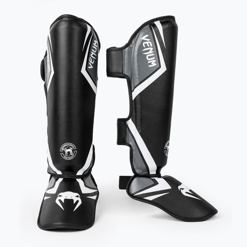 Protecții de tibie Venum Contender 2.0 black/grey/white