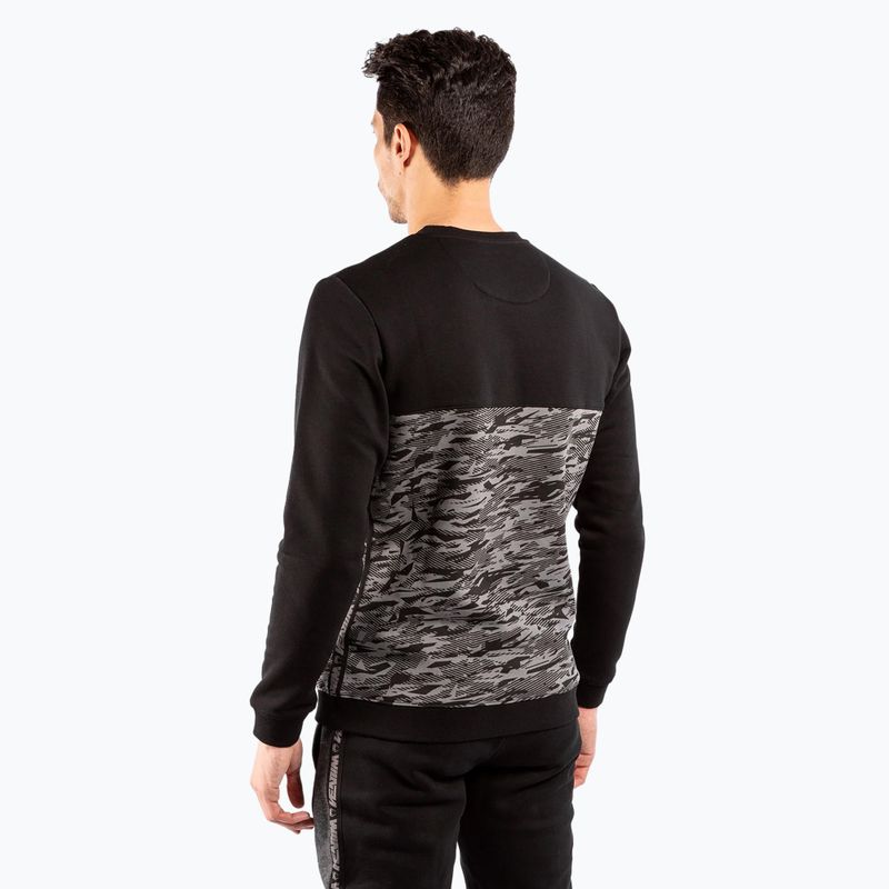 Bluză pentru bărbați Venum Connect Crewneck black/dark camo 5