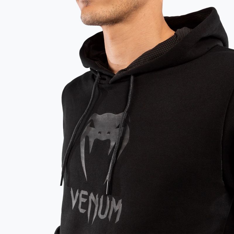 Bluză pentru bărbați Venum Classic Hoodie black/black 4