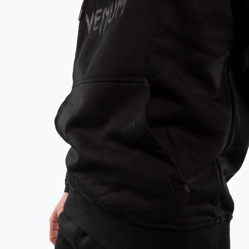 Bluză pentru bărbați Venum Classic Hoodie black/black 5