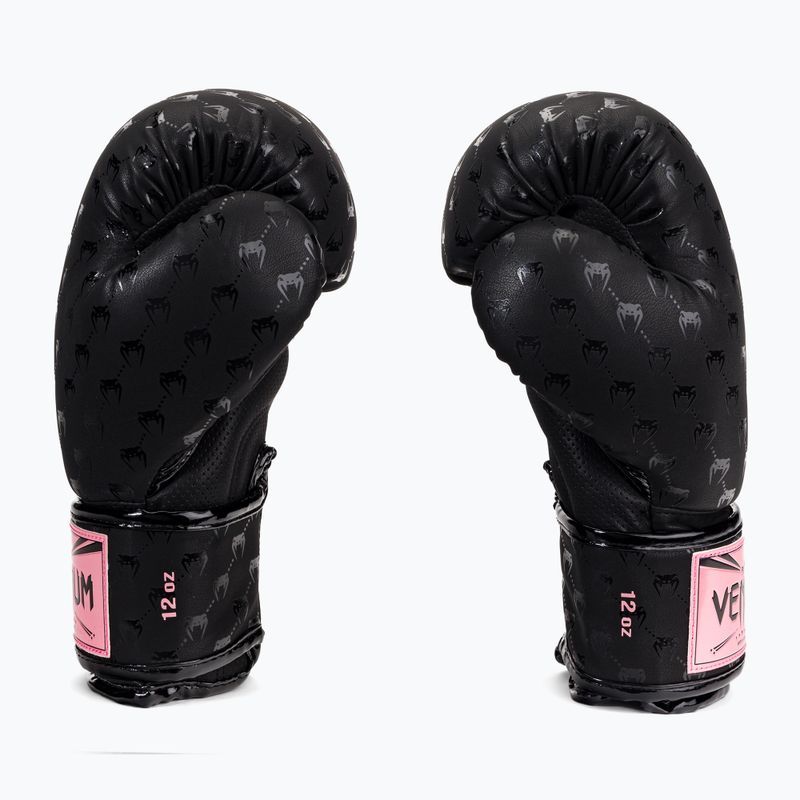 Venum Impact Monogram negru-auriu mănuși de box VENUM-04586-537 4