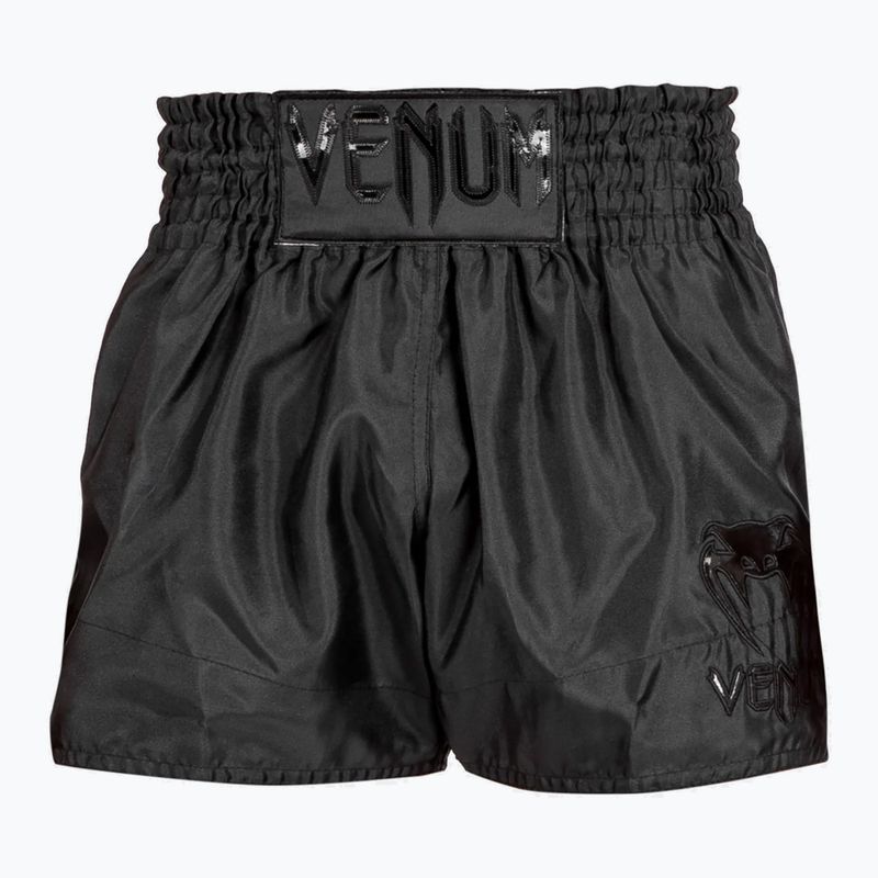 Pantaloni scurți de antrenament pentru bărbați Venum Classic Muay Thai black/black 5