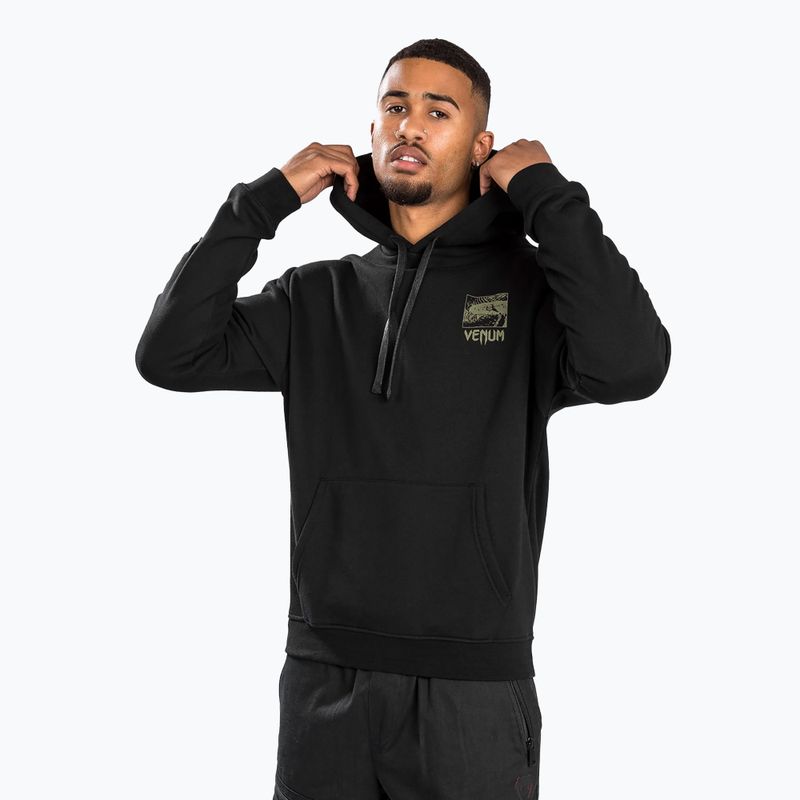 Bluză pentru bărbați Venum Fangs Hoodie Regular Fit black 2